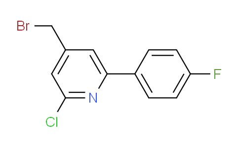 4-Bromomethyl-2-chloro-6-(4-fluorophenyl)pyridine
