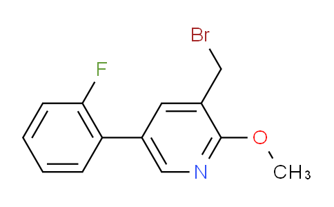 AM53448 | 1227565-80-1 | 3-Bromomethyl-5-(2-fluorophenyl)-2-methoxypyridine