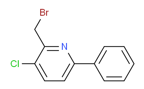 2-Bromomethyl-3-chloro-6-phenylpyridine