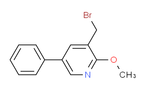 3-Bromomethyl-2-methoxy-5-phenylpyridine
