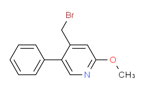 4-Bromomethyl-2-methoxy-5-phenylpyridine