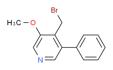 4-Bromomethyl-5-methoxy-3-phenylpyridine
