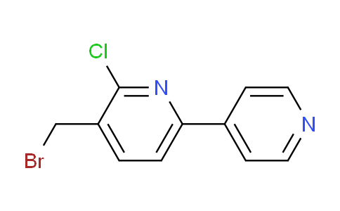 3-Bromomethyl-2-chloro-6-(pyridin-4-yl)pyridine