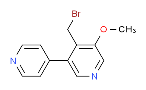 AM53537 | 1227588-02-4 | 4-Bromomethyl-3-methoxy-5-(pyridin-4-yl)pyridine