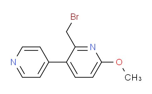 AM53539 | 1227583-77-8 | 2-Bromomethyl-6-methoxy-3-(pyridin-4-yl)pyridine