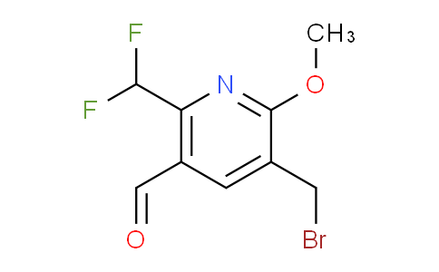 3-(Bromomethyl)-6-(difluoromethyl)-2-methoxypyridine-5-carboxaldehyde