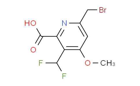 6-(Bromomethyl)-3-(difluoromethyl)-4-methoxypyridine-2-carboxylic acid