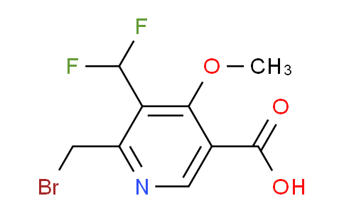 2-(Bromomethyl)-3-(difluoromethyl)-4-methoxypyridine-5-carboxylic acid
