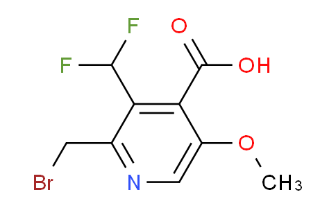 2-(Bromomethyl)-3-(difluoromethyl)-5-methoxypyridine-4-carboxylic acid