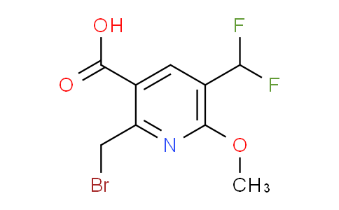 2-(Bromomethyl)-5-(difluoromethyl)-6-methoxypyridine-3-carboxylic acid
