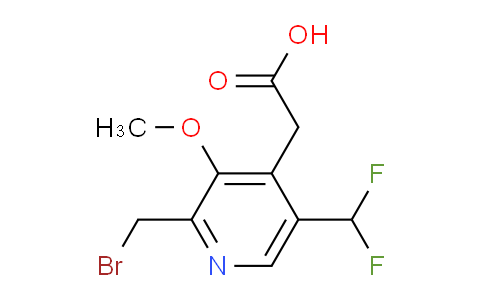2-(Bromomethyl)-5-(difluoromethyl)-3-methoxypyridine-4-acetic acid