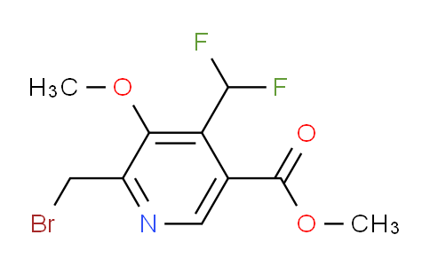 Methyl 2-(bromomethyl)-4-(difluoromethyl)-3-methoxypyridine-5-carboxylate