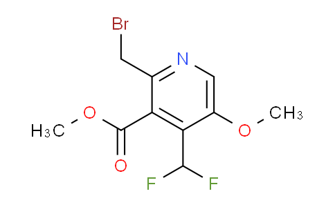 Methyl 2-(bromomethyl)-4-(difluoromethyl)-5-methoxypyridine-3-carboxylate