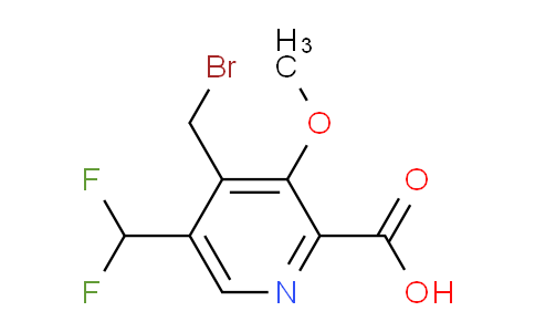 4-(Bromomethyl)-5-(difluoromethyl)-3-methoxypyridine-2-carboxylic acid