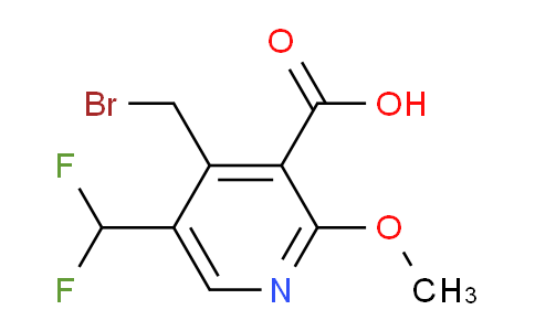 4-(Bromomethyl)-5-(difluoromethyl)-2-methoxypyridine-3-carboxylic acid