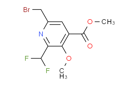 Methyl 6-(bromomethyl)-2-(difluoromethyl)-3-methoxypyridine-4-carboxylate