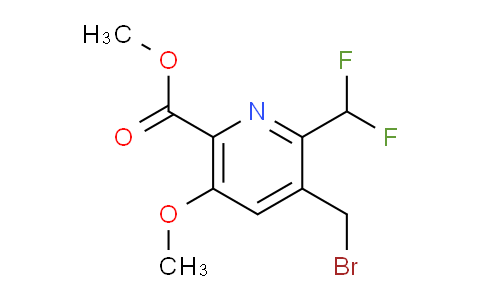 Methyl 3-(bromomethyl)-2-(difluoromethyl)-5-methoxypyridine-6-carboxylate