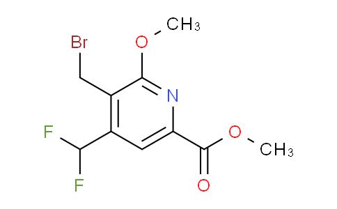 Methyl 3-(bromomethyl)-4-(difluoromethyl)-2-methoxypyridine-6-carboxylate