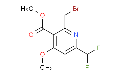 Methyl 2-(bromomethyl)-6-(difluoromethyl)-4-methoxypyridine-3-carboxylate