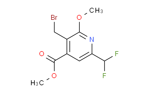 AM53760 | 1361797-04-7 | Methyl 3-(bromomethyl)-6-(difluoromethyl)-2-methoxypyridine-4-carboxylate