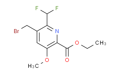 AM53777 | 1361708-60-2 | Ethyl 3-(bromomethyl)-2-(difluoromethyl)-5-methoxypyridine-6-carboxylate