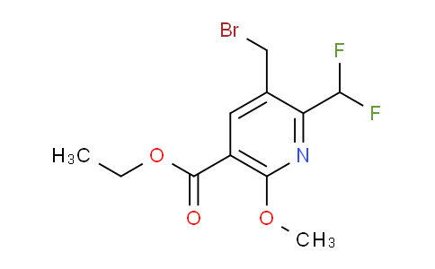 AM53778 | 1361848-20-5 | Ethyl 3-(bromomethyl)-2-(difluoromethyl)-6-methoxypyridine-5-carboxylate