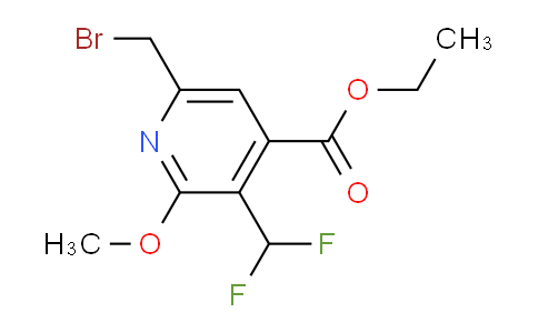 Ethyl 6-(bromomethyl)-3-(difluoromethyl)-2-methoxypyridine-4-carboxylate