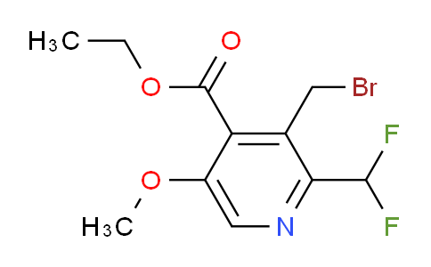 Ethyl 3-(bromomethyl)-2-(difluoromethyl)-5-methoxypyridine-4-carboxylate