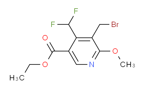 AM53799 | 1361895-94-4 | Ethyl 3-(bromomethyl)-4-(difluoromethyl)-2-methoxypyridine-5-carboxylate