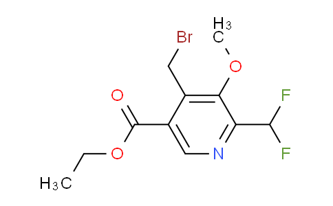 AM53808 | 1361708-74-8 | Ethyl 4-(bromomethyl)-2-(difluoromethyl)-3-methoxypyridine-5-carboxylate