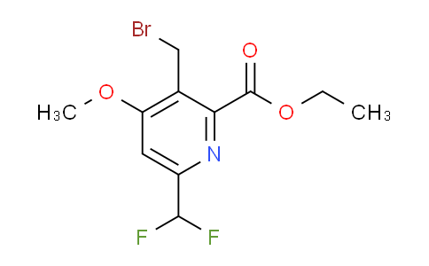 AM53815 | 1361708-88-4 | Ethyl 3-(bromomethyl)-6-(difluoromethyl)-4-methoxypyridine-2-carboxylate