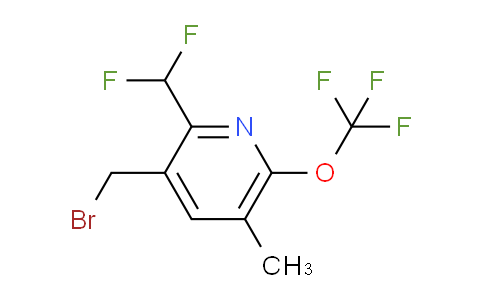 AM53872 | 1361752-70-6 | 3-(Bromomethyl)-2-(difluoromethyl)-5-methyl-6-(trifluoromethoxy)pyridine