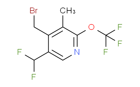 4-(Bromomethyl)-5-(difluoromethyl)-3-methyl-2-(trifluoromethoxy)pyridine