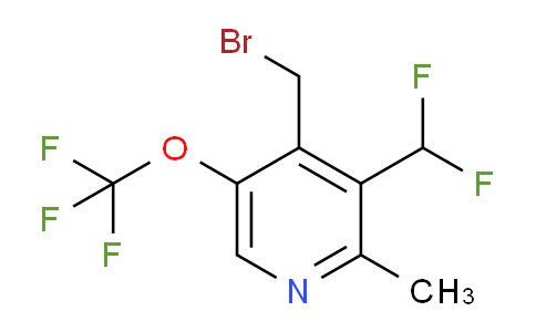 4-(Bromomethyl)-3-(difluoromethyl)-2-methyl-5-(trifluoromethoxy)pyridine