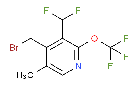 4-(Bromomethyl)-3-(difluoromethyl)-5-methyl-2-(trifluoromethoxy)pyridine