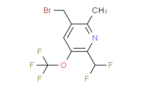 3-(Bromomethyl)-6-(difluoromethyl)-2-methyl-5-(trifluoromethoxy)pyridine