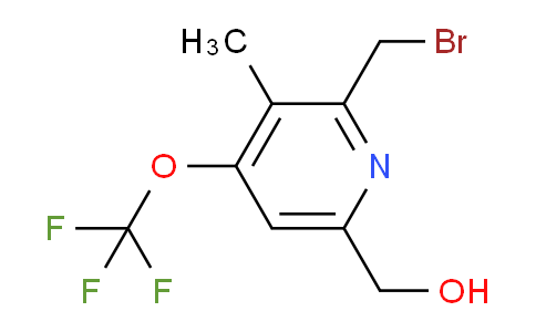 2-(Bromomethyl)-3-methyl-4-(trifluoromethoxy)pyridine-6-methanol