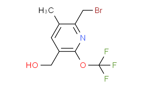 2-(Bromomethyl)-3-methyl-6-(trifluoromethoxy)pyridine-5-methanol