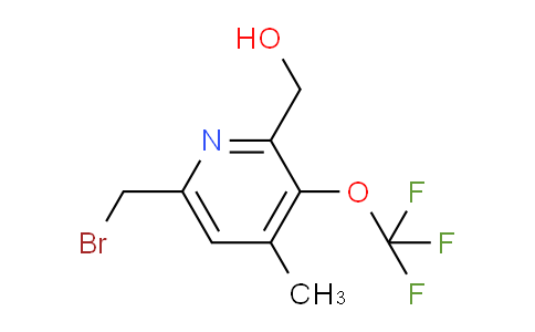 6-(Bromomethyl)-4-methyl-3-(trifluoromethoxy)pyridine-2-methanol