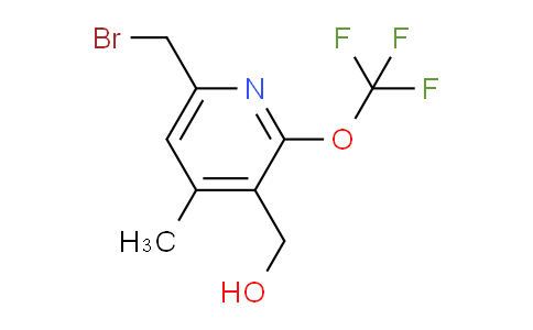 6-(Bromomethyl)-4-methyl-2-(trifluoromethoxy)pyridine-3-methanol