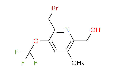 2-(Bromomethyl)-5-methyl-3-(trifluoromethoxy)pyridine-6-methanol
