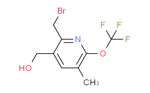 2-(Bromomethyl)-5-methyl-6-(trifluoromethoxy)pyridine-3-methanol