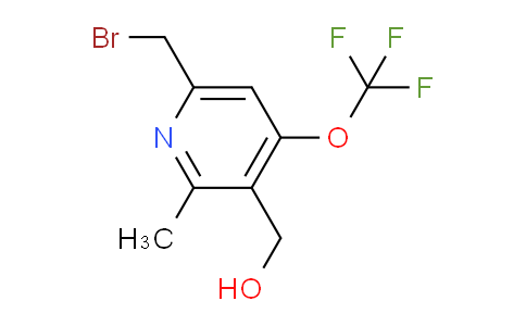 6-(Bromomethyl)-2-methyl-4-(trifluoromethoxy)pyridine-3-methanol