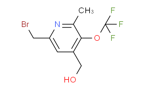 6-(Bromomethyl)-2-methyl-3-(trifluoromethoxy)pyridine-4-methanol