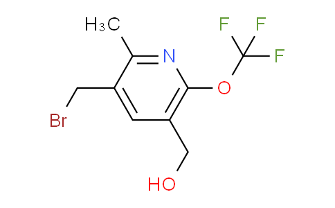 3-(Bromomethyl)-2-methyl-6-(trifluoromethoxy)pyridine-5-methanol
