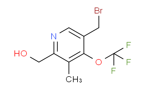 5-(Bromomethyl)-3-methyl-4-(trifluoromethoxy)pyridine-2-methanol
