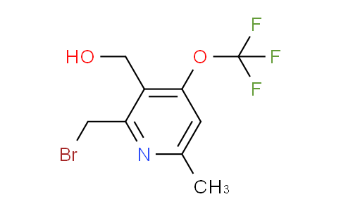 2-(Bromomethyl)-6-methyl-4-(trifluoromethoxy)pyridine-3-methanol