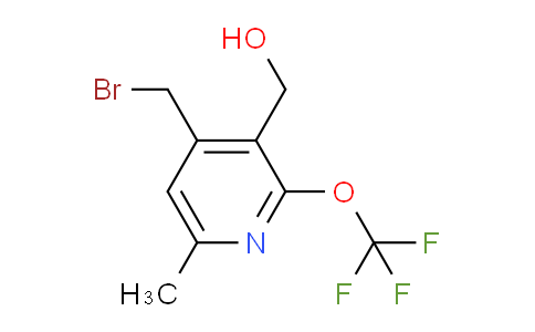 4-(Bromomethyl)-6-methyl-2-(trifluoromethoxy)pyridine-3-methanol