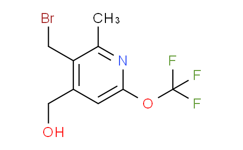 3-(Bromomethyl)-2-methyl-6-(trifluoromethoxy)pyridine-4-methanol