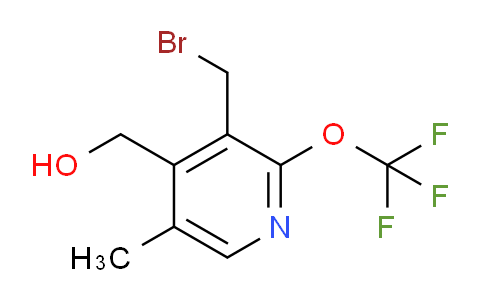 3-(Bromomethyl)-5-methyl-2-(trifluoromethoxy)pyridine-4-methanol